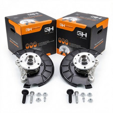 2x Achsschenkel Komplett Vorne für VW Passat B6 B7 (3C),ohne Bremse Ø 345mm