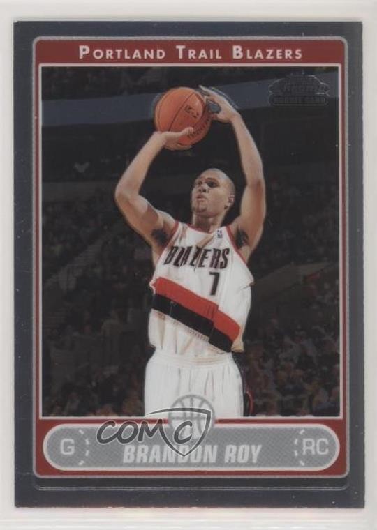 2006-07 Topps Chrome Brandon Roy #190 0sf1