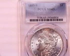 1889-S PCGS MS65 Morgan Silver Dollar, Very Nice coin!