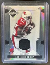 2008 Leaf Limited Edgerrin James Threads Prime Jersey #/25 Cardinals