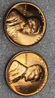 1955-S & 1955-D 1c Lincoln Wheat Cent Penny 2 Coin Lot Gem BU UNC