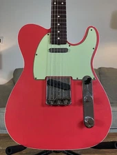 2022 Fender Custom Shop '60 Double Bound Journeyman Telecaster Fiesta Red