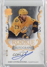 2023 The Cup Rookie Gold Spectrum Foil Variation 7/36 Jake Livingstone Auto 03uh