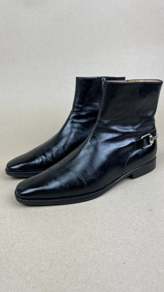 Gucci Black Zip Boots for Men | eBay