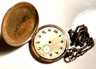 Vintage Record Swiss Pocket Watch – Walz Gold Double 40 Mikron – Parts/Repair