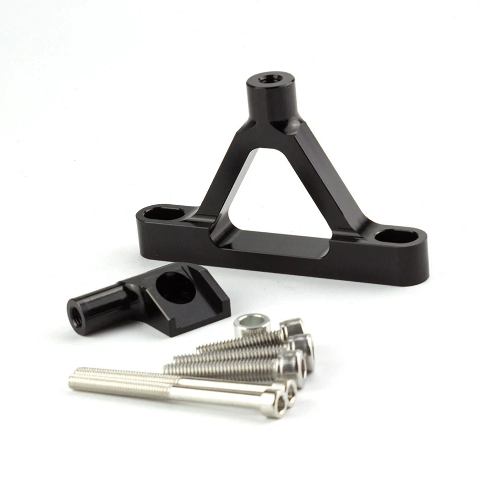 For Ninja ZX6R 2007-2008 Steering Damper Stabilizer Bracket Mount Kit Carbon — 第 4/4 张图片