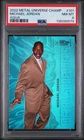 MICHAEL JORDAN 2022 SKYBOX METAL UNIVERSE CHAMPIONS #101 AQUA PSA NM-MT 8!