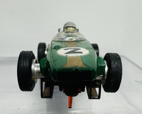 Aurora Vintage Repco Brabham RARE 1960’s Green T-Jet HO Slot Car! Runs! - Picture 3 of 11