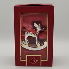 Lenox 2022 Baby  s 1st Christmas Rudolph the Red-Nosed Reindeer Metal Ornament