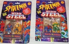 Spider-Man Web of Steel Die Cast Toy Biz 1994 NEU OVP VS HOBGOBLIN & DR. OCTOPUS