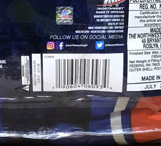 Edredón de cama con funda de almohada NCAA Florida Gators doble/doble XL Foto 3 de 3