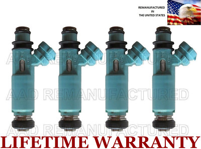BEST UPGRADE DENSO Multi hole nozzle Set Of 4 Fuel Injectors for Tacoma 2.4L 