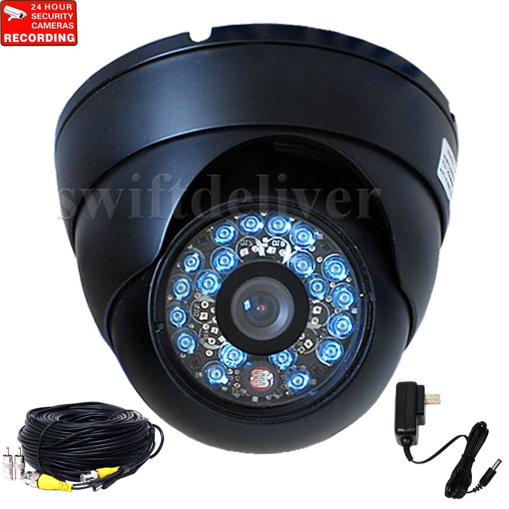 Security Camera IR LED 600TVL Night w/ SONY Effio CCD Video Power Cable Kit WR3-image