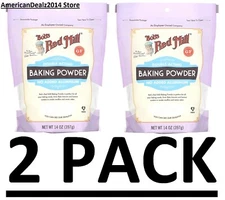 2 PACK - Bob's Red Mill Double Acting Baking Powder 14 oz Total 28 oz