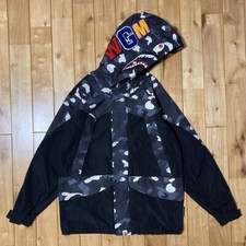 BAPE glow in the dark city camo Shark snowboard jacket A Bathing Ape Size S