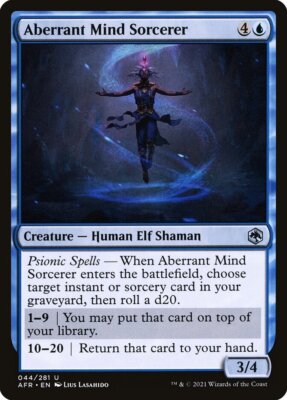 MTG Aberrant Mind Sorcerer (44/471) Adventures in the Forgotten Realms LP