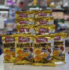 Herrs Potato Chips Barbecue 28g x 10 Bags USA Import