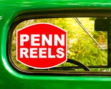 2 PENN REELS FISHING DECALs Sticker Bogo For Car Window Bumper Truck Rv