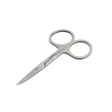 Stainless Steel Eyebrow Eyelash Remover Trimmer Curved Edge Scissor Makeup Tool