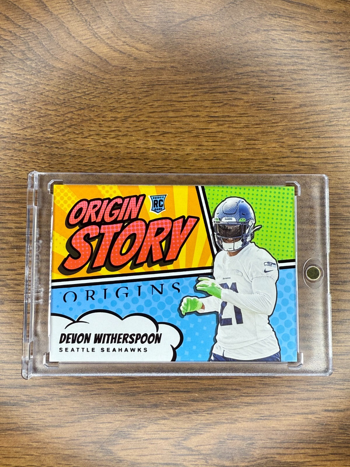 Devon Witherspoon 2023 Panini Origins Origin Story Rookie Case Hit Seahawks