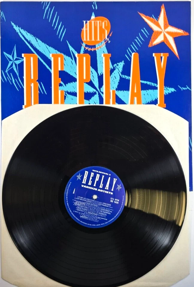Hits Revival 2 - Replay  LP Album vinyl record compilation soul funk 1988 - Image 2 of 4