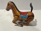 BUCKING BRONCO TIN LITHO WINDUP TOY IN ORIG BOX BY DAIYA   1950s   JAPAN WORKS — photo 5