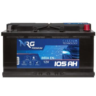 Autobatterie NRG 12V 105Ah Starterbatterie WARTUNGSFREI ersetzt 88Ah 95Ah 100Ah
