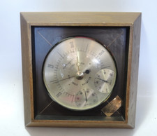 Vintage AIRGUIDE Weather Station Temperature Humidity Gauge Mid-Century MCM