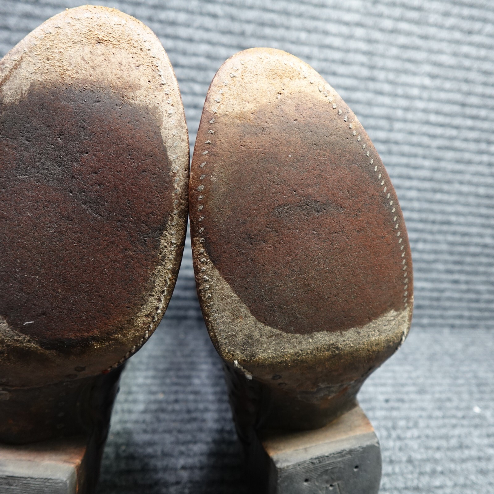 Mingo Boots Mens 12 Brown Vintage Ostrich Co El Paso TX Cowboy Boots eBay