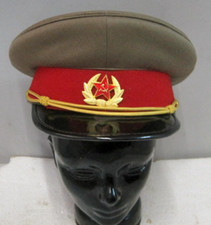 Schirmm&uuml;tze M&uuml;tze KGB  Russland  Offizier  Rote Armee Fasching  Karneval Gr.  59