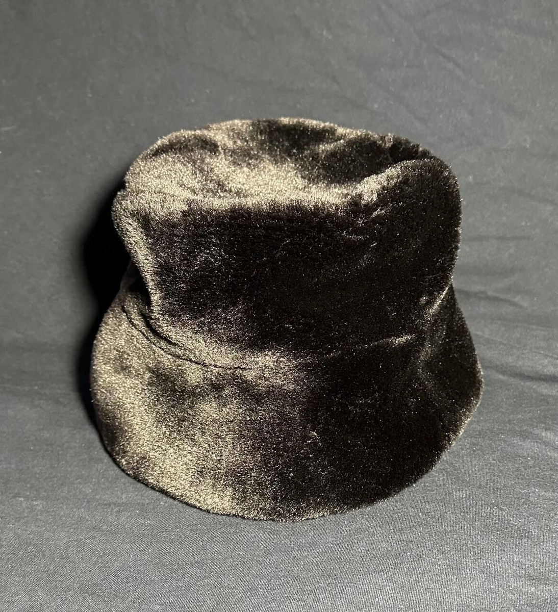 Y2K Twist fluffy faux fur Bucket Hat kylie jenner style | eBay display picture 1