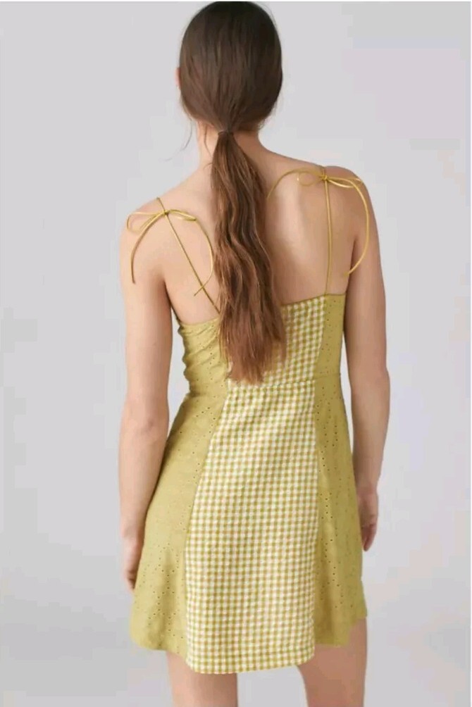felicity eyelet bustier mini dress Urban Outfitters Felicity Eyelet Underwired Bustier Mini Dress, Size Large