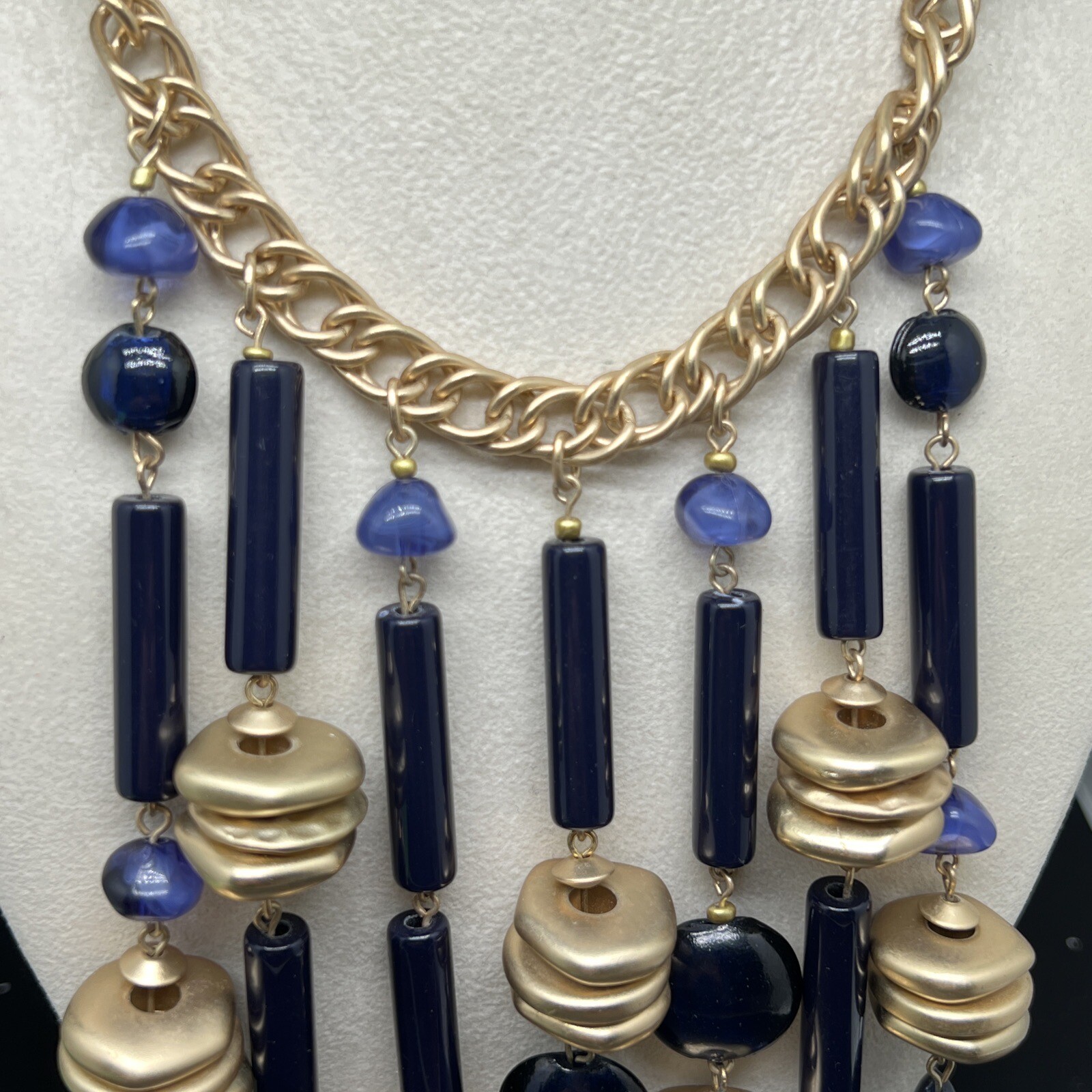 Chico's  Chunky Beaded Statement Adjustable Neckl… - image 2