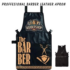 Barber Apron,Salon Apron,Haircut apron,Black apron,Professional Barber Apron