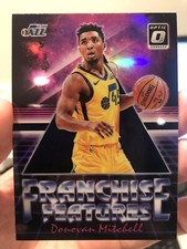  2018-19 Donruss Optic Franchise Features Purple Holo #29 Donovan Mitchell Jazz!