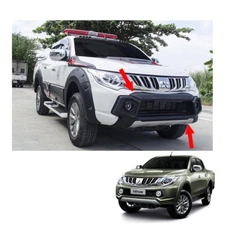 2015 2016 17 Front Bumper Guard Cover Matte Black 1 Pc On Mitsubishi L200 Triton