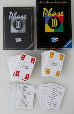 Ravensburger Phase 10 Card Game Complete With Instructions TOP Condition