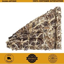 Camo Netting Camouflage Net for Duck Blind Material Soft Quiet Dry Grass 5X20 Ft