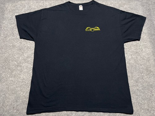 Old Biker Clothing Co It's About the Ride Motorcycle Chopper Black Shirt XL Free