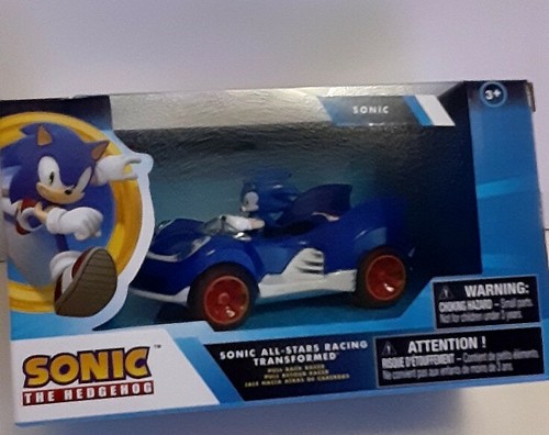 Mini 4" Sonic the Hedgehog Movie SEGA Racing Pull Back Speed Racer Car B-Gift - Picture 2 of 5