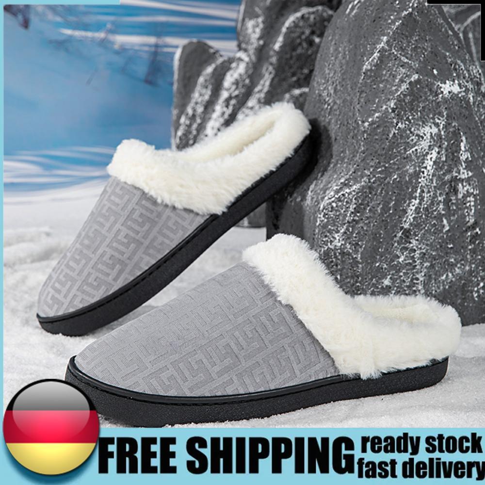 APL Pantofole Peluche Calde Foderate Pelose Comode Antiscivolo per Autunno Inverno