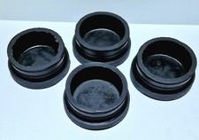 Calcio Balilla FAS Sotto piedi, tappi, In Gomma Antiscivolo nera 04 Pezzi