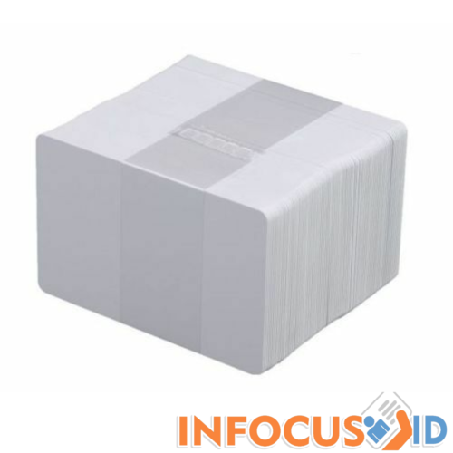 500 x cartes CR80 blanches vierges pour toutes les imprimantes de cartes d'identité - Photo 1 sur 2