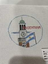 hand painted needlepoint canvases