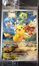 CARTA POKEMON PIKACHU PROMO SEALED ITA - SVP 027 EVOLUZIONI A PALDEA - HOLO MINT