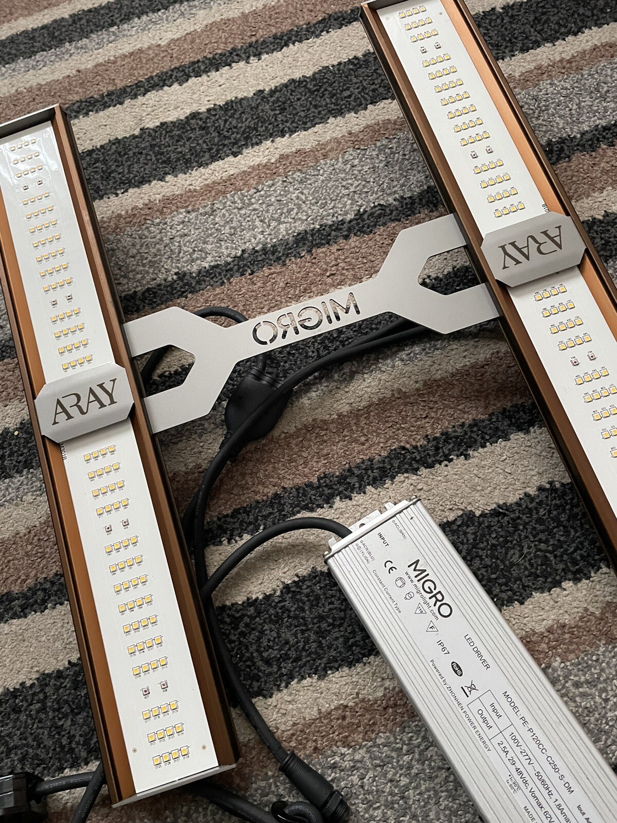 MIGRO ARAY 2 / LED Grow Light / 125W Full Spectrum + RED / UK Plug eBay