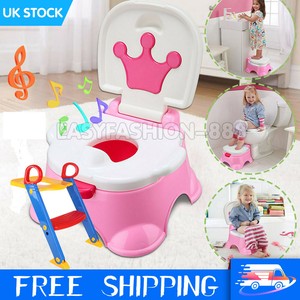 3 In 1 Kids Toilet Seat Baby Toddler Training Potty Trainer Safety Urinal Chair Ebay