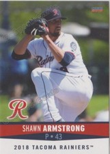2018 Tacoma Rainiers Shawn Armstrong RC Rookie Seattle Mariners