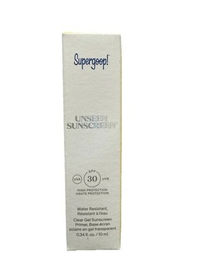 Supergoop! Primer Unseen Clear Gel Sonnenschutz Grundierung Basis LSF 30 10ml Ablaufdatum 01/27