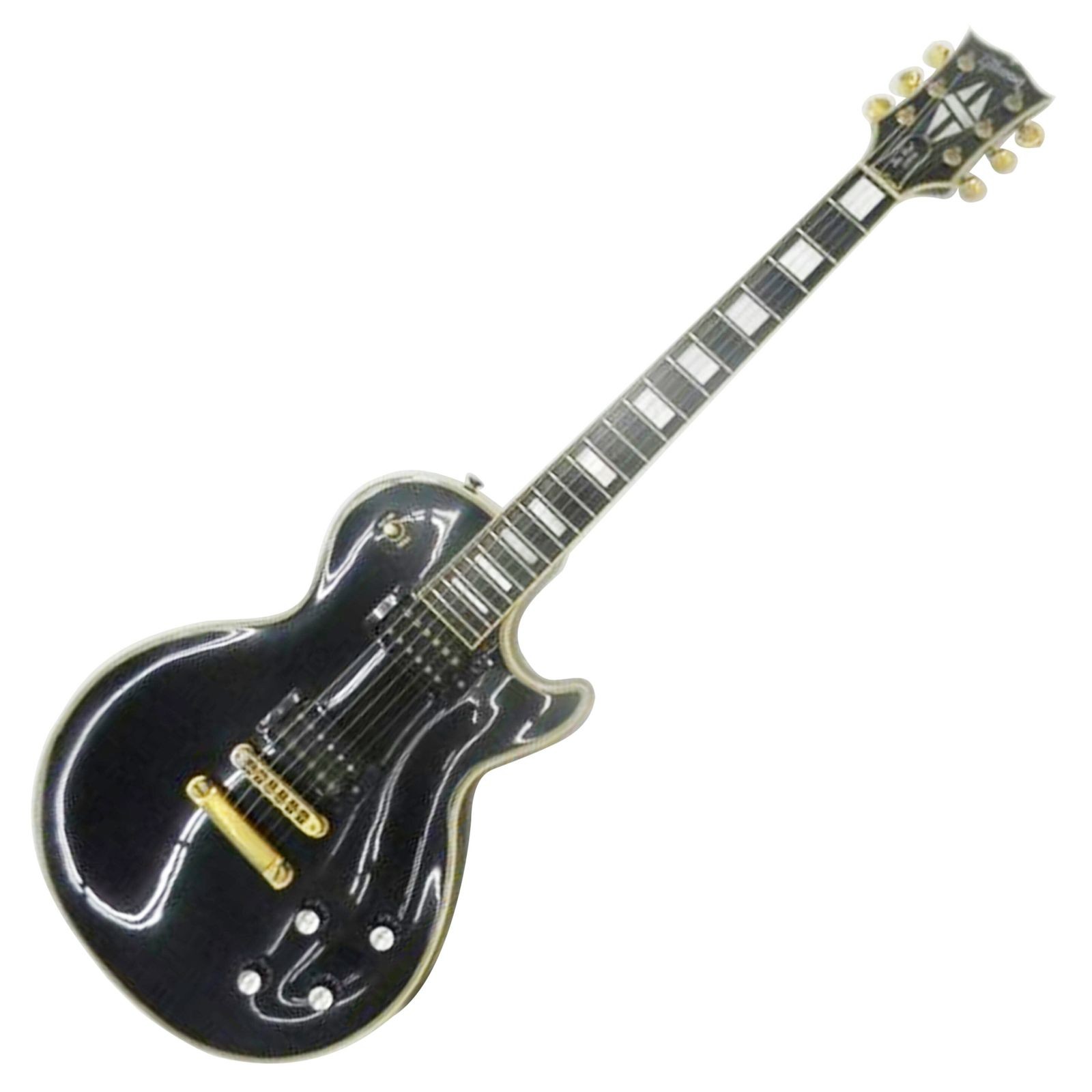 Gibson USA Les Paul Custom Ebony B-Stock Electric Guitar with Case